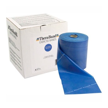 Fabrication Enterprises Thera-Band Latex Exercise Band, Blue, 50 Yard Roll/Box 10-1009